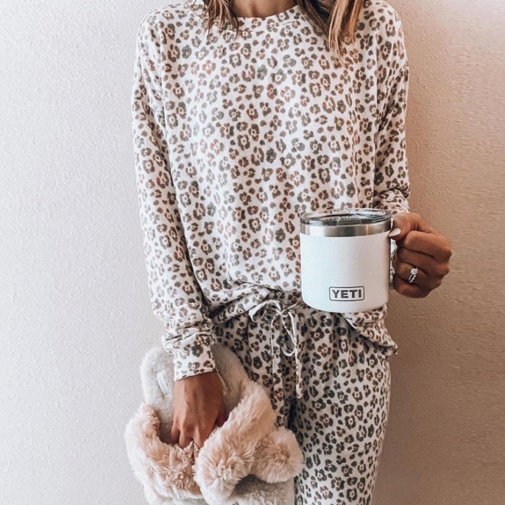 Leopard Lounge Set